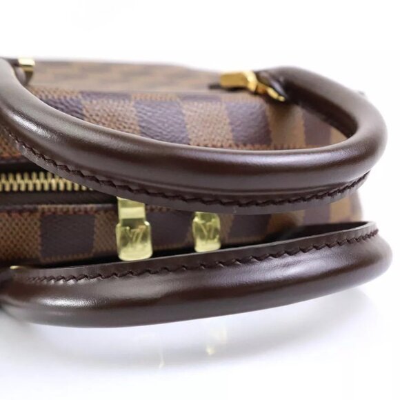 Auth LOUIS VUITTON Damier Sarria Mini Handbag Brown - Picture 5 of 13